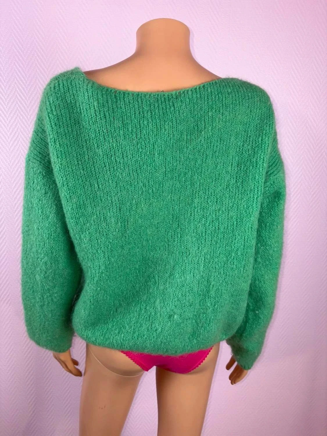 Colete feminino de mohair tamanho 38 pouco usado – photo 4